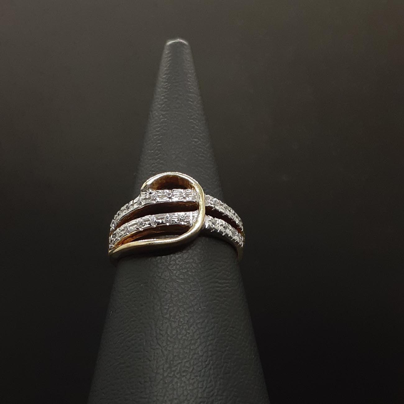 Χρυσό δαχτυλίδι ζιργκόν