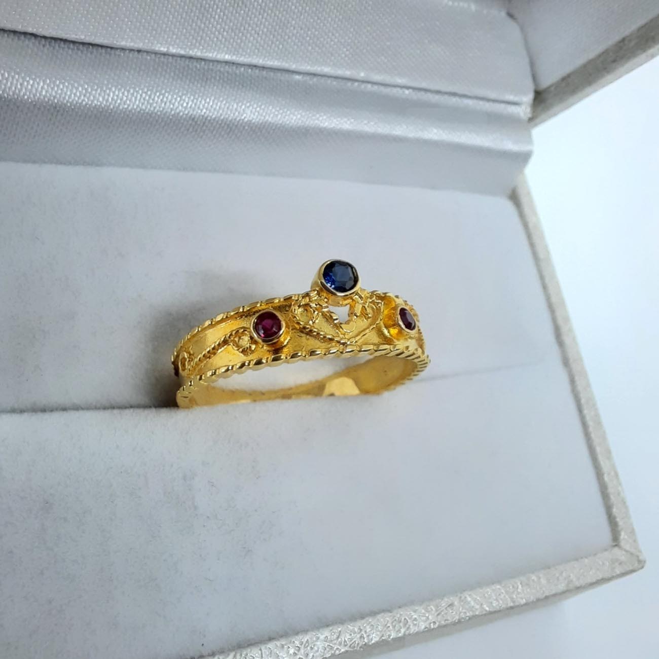 Χρυσό βυζαντινό δαχτυλίδι Κ14