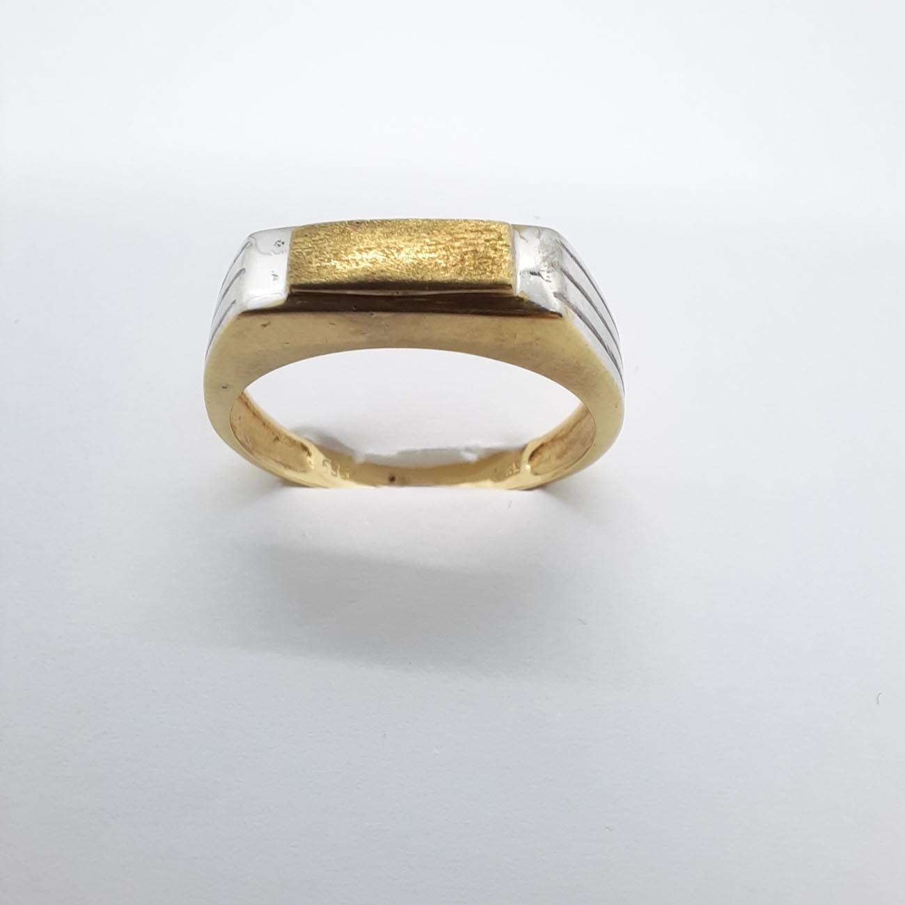 Χρυσό δαχτυλίδι αντρικό Κ14