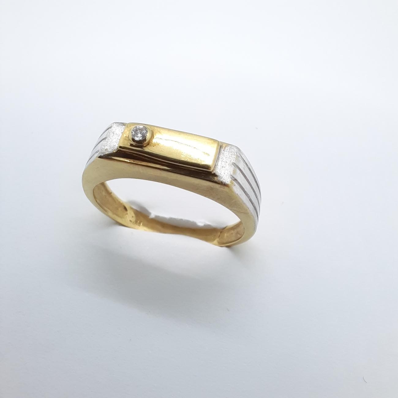 Χρυσό δαχτυλίδι αντρικό Κ14