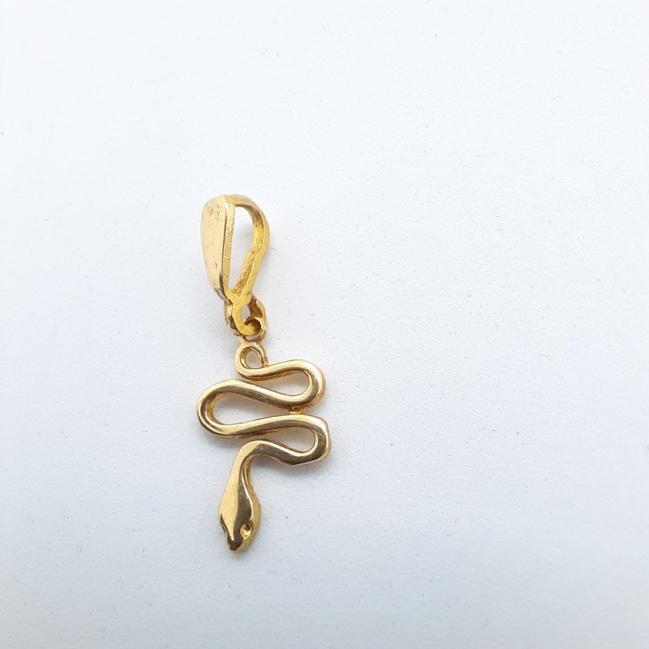 Χρυσό φίδι μενταγιόν 14 ΚΑΡΑΤΙΑ