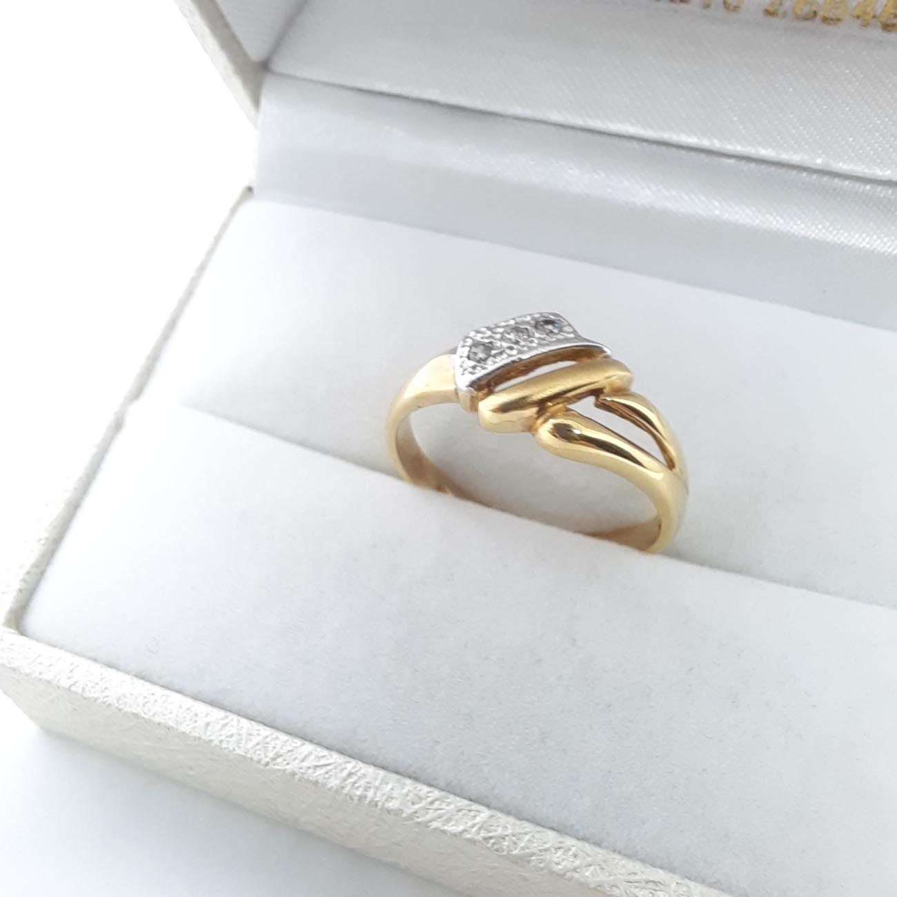 Χρυσό δαχτυλίδι Κ14 ζιργκόν 