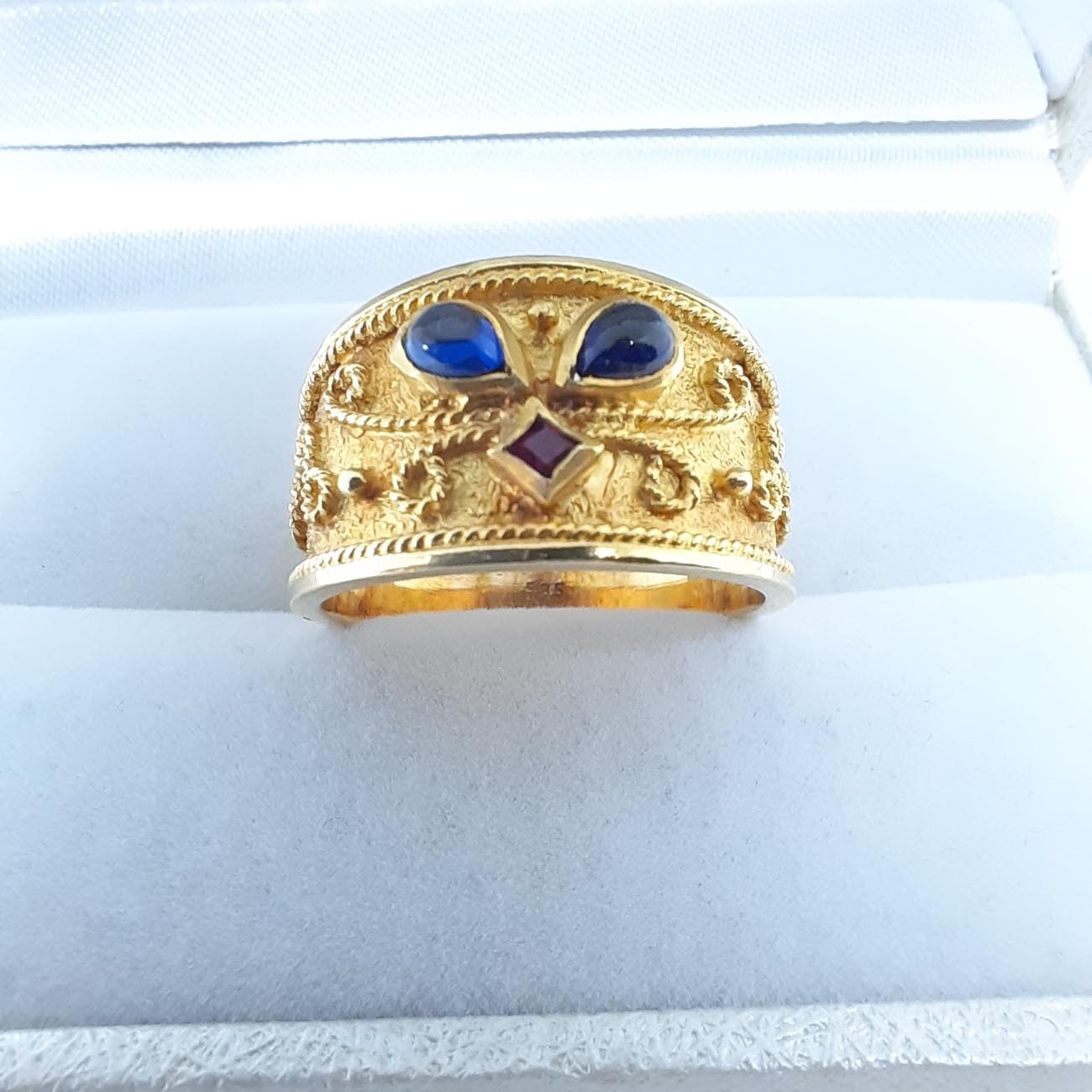 Χρυσό δαχτυλίδι βυζαντινής τέχνης Κ14