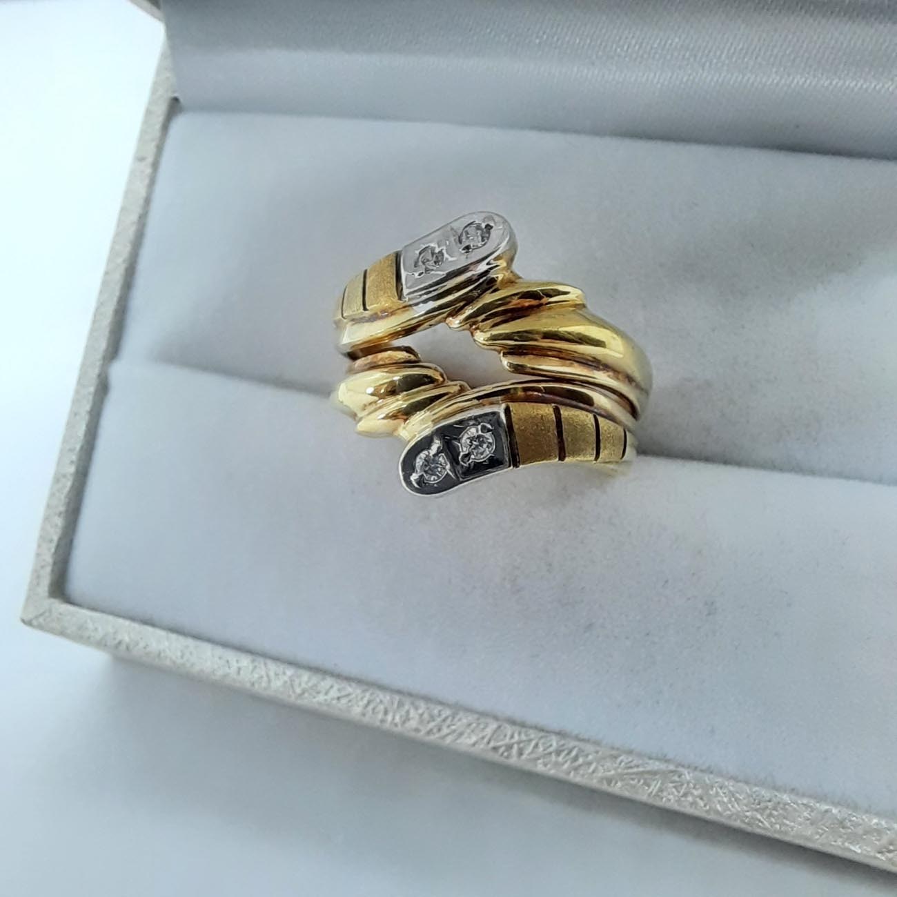 Χρυσό δαχτυλίδι ζιργκόν Κ14