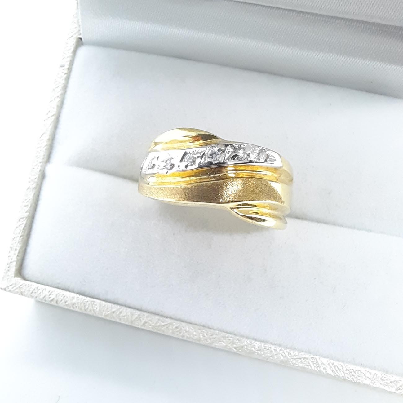 Χρυσό δαχτυλίδι ζιργκόν Κ14