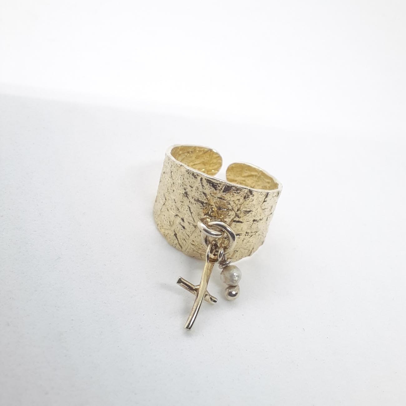 Δαχτυλίδι chevalier επιχρυσωμένο ασήμι