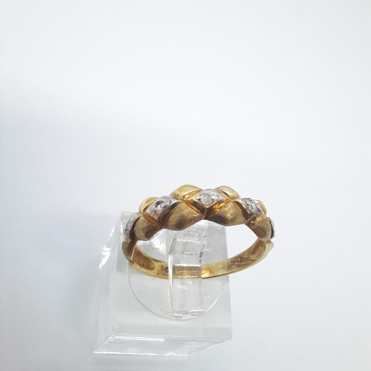 Δαχτυλίδι χρυσό Κ14 tiara