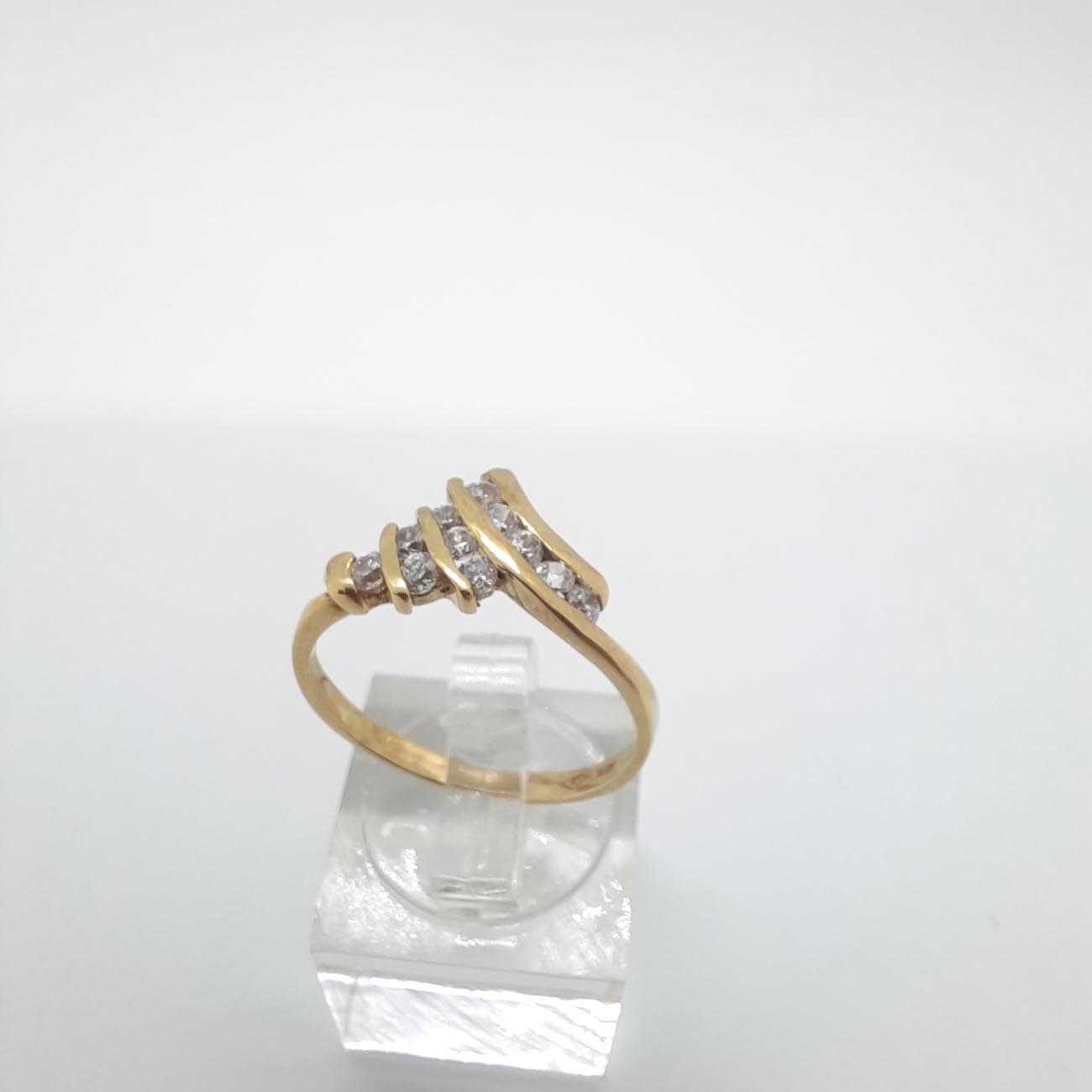 Χρυσό δαχτυλίδι K14 coronet
