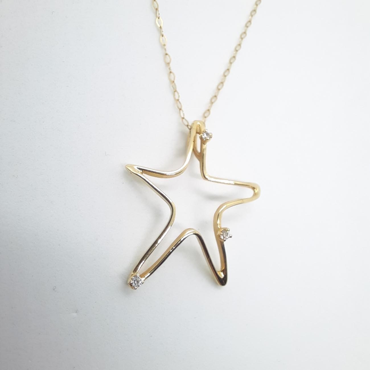 ΧΡΥΣΟ ΑΣΤΕΡΙ κολιέ 14 ΚΑΡΑΤΙΑ