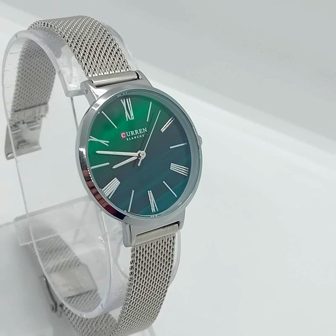 ΡΟΛΟΙ ΜΠΡΑΣΕΛΕ ασημί, πράσινο καντράν