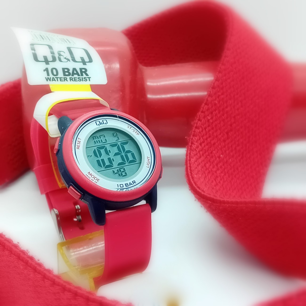 Ρολόι Q&Q sportif κόκκινο 